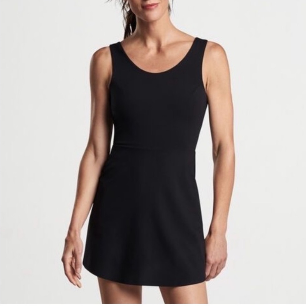 PETER MILLAR Nova Active Sleeveless Mini Dress Black Size Small